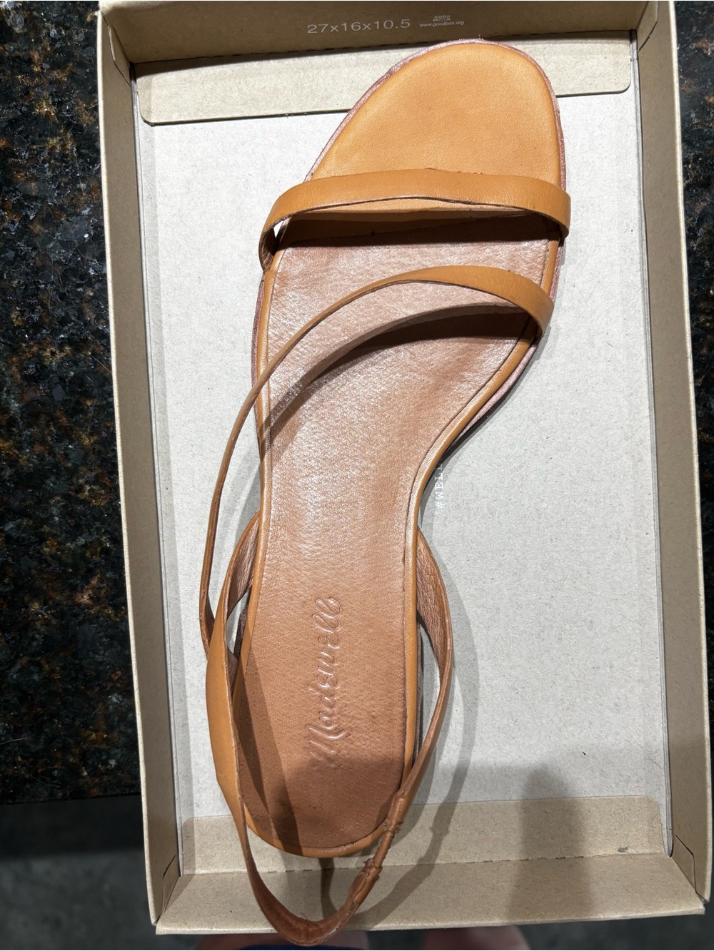 Madewell Sandals Bare Asymmetrical in Leather - Picture 3 of 5